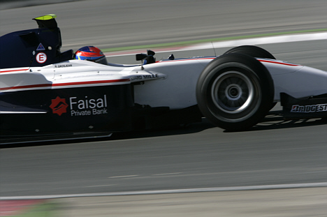 Romain Grosjean var hurtigst om formiddagen.
